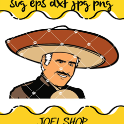 vicente fernandez svg  rip vicente fernandez svg