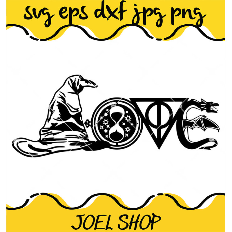 Harry Potter Geek Nerd Love Svg  Sorting Hat Svg  Harry Potter Logo Svg.jpg