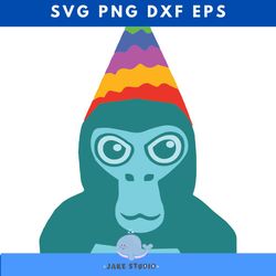 gorilla tag birthday boy vr gamer for kids teen svg