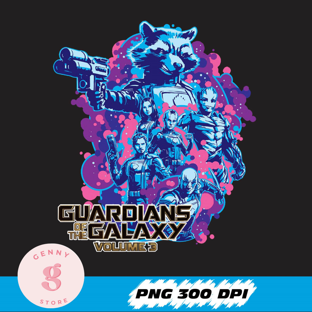 Guardians of the Galaxy Png, Marvel Movies 2023 Png, Marvel Avengers Family Png, Rocket & Team Space Png.jpg