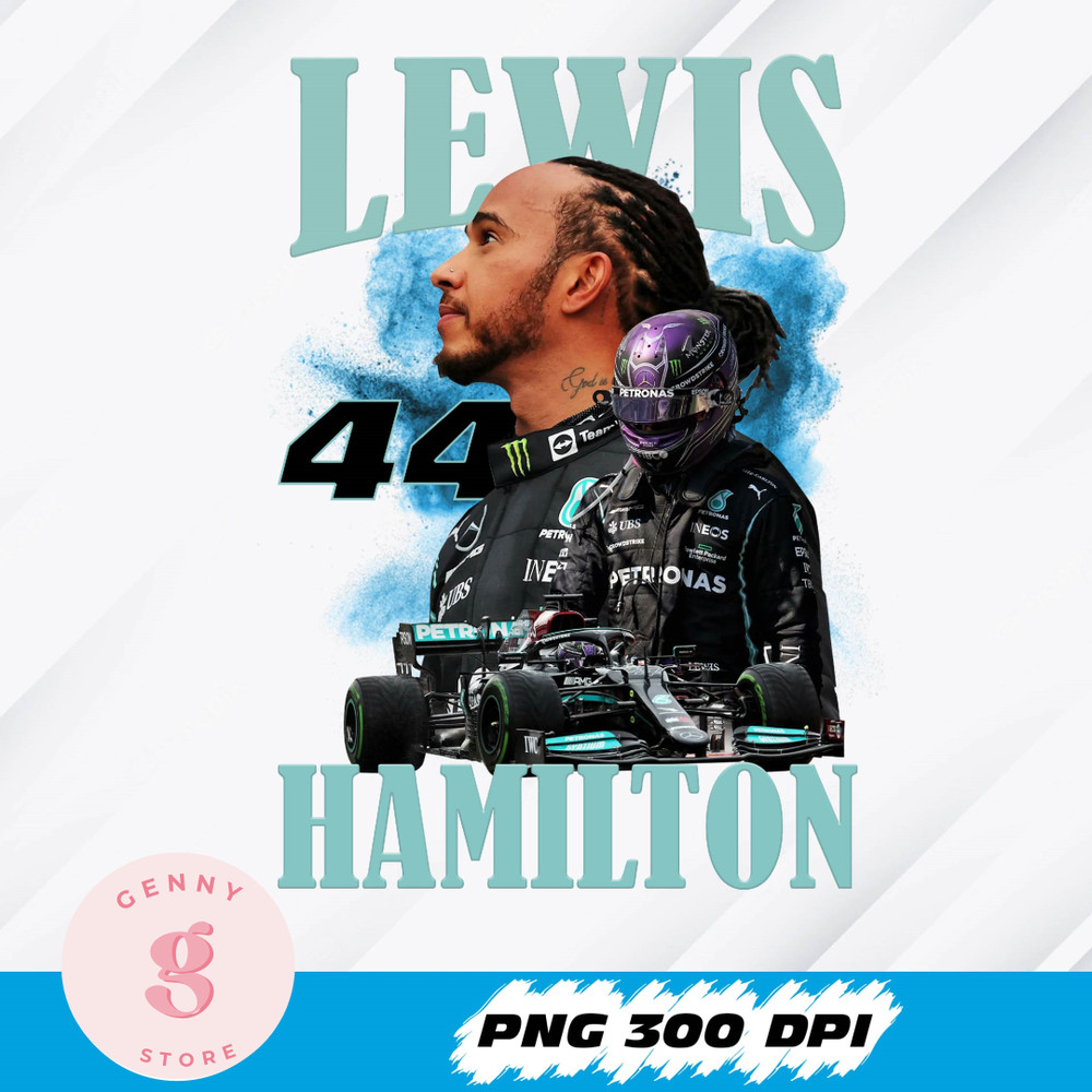 Lewis Hamilton Png, Formula 1 Racing Team Mercedes 90s Vintage x Bootleg Style Rap Png.jpg