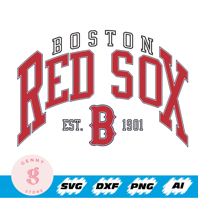 Retro Red Sox Svg, Vintage Boston Red Sox EST 1901 Svg, Svg, Boston Red Sox Crewneck Svg, Boston Baseball Svg.jpg