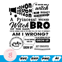 the wicked witch of the east bro svg