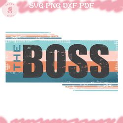 the boss retro father day png
