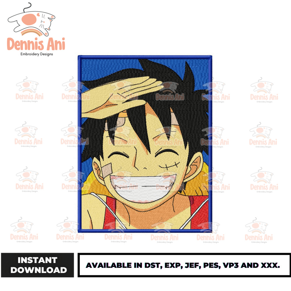 Anime Embroidery Design - Embroidery Market 1032.png