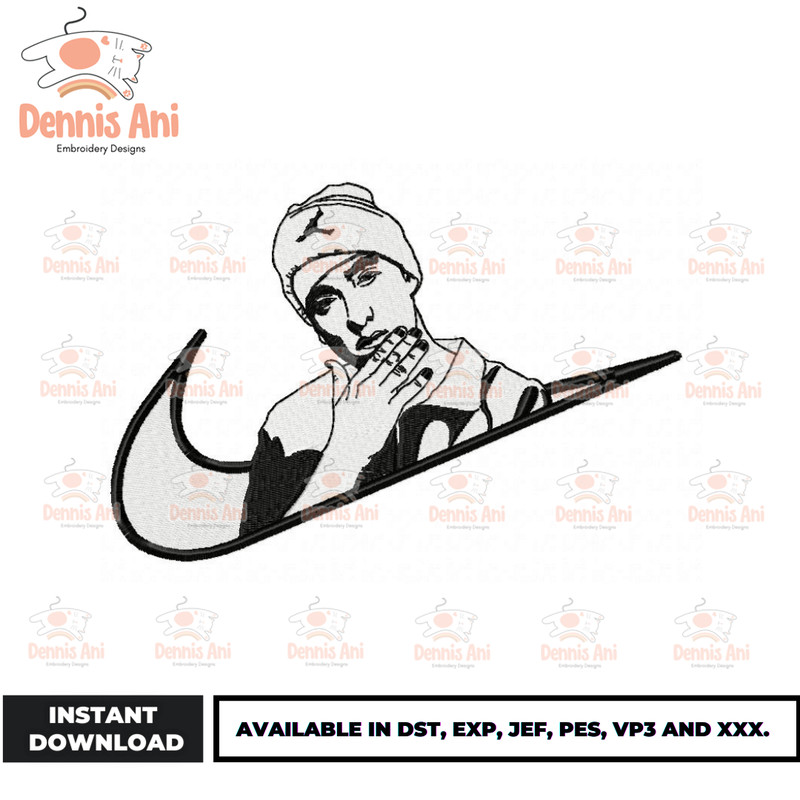 Anime Embroidery Design - Embroidery Market 1050.png