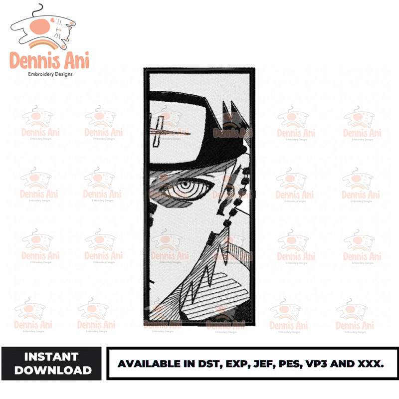 Anime Embroidery Design - Embroidery Market 1090.png