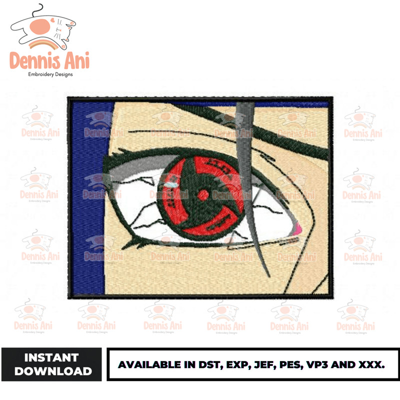Anime Embroidery Design - Embroidery Market 1091.png