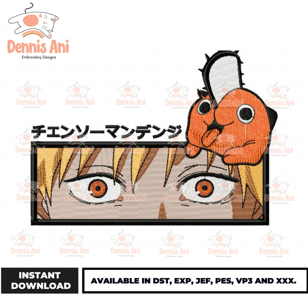 Anime Embroidery Design - Embroidery Market 1095.png