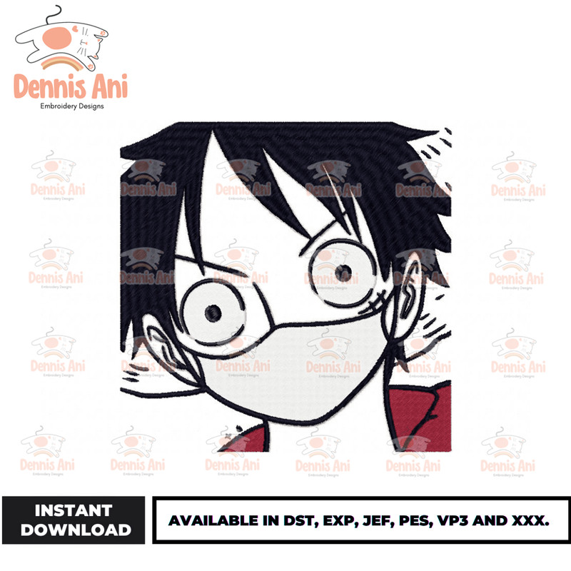 Anime Embroidery Design - Embroidery Market 1106.png