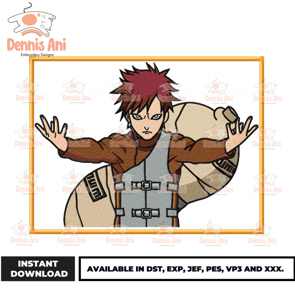 Anime Embroidery Design - Embroidery Market 1137.png