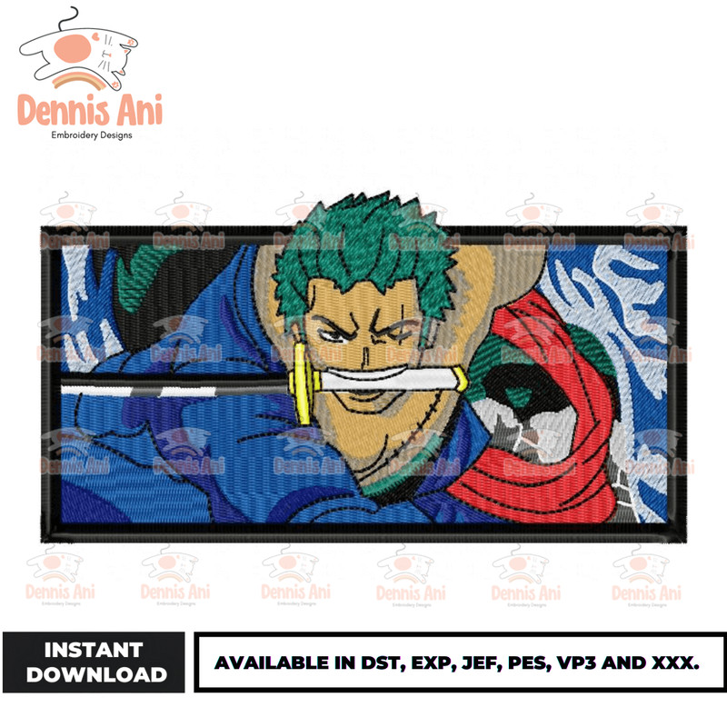 Anime Embroidery Design - Embroidery Market 1167.png