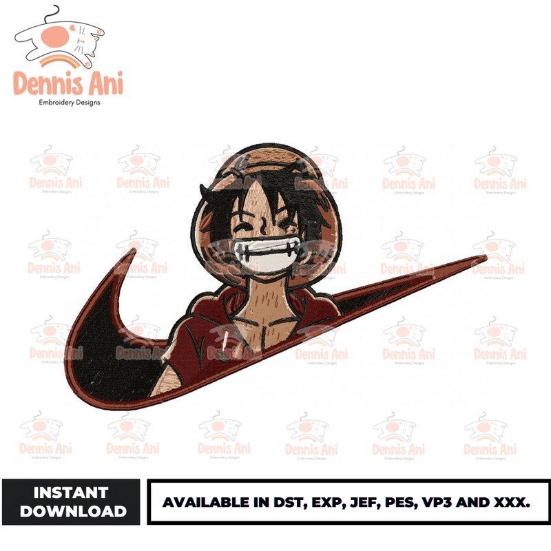 Anime Embroidery Design - Embroidery Market 1194.png