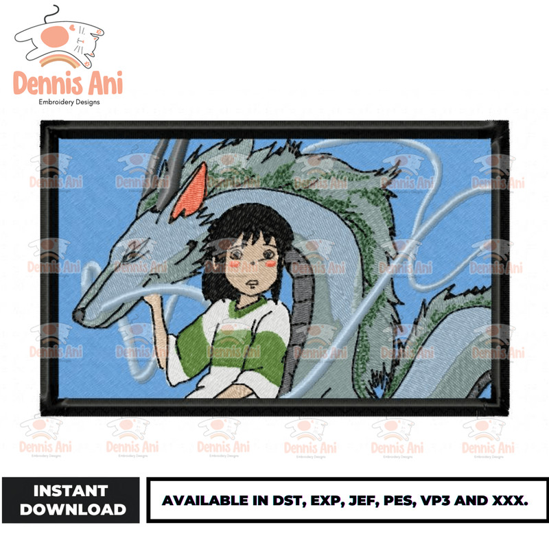 Anime Embroidery Design - Embroidery Market 1197.png