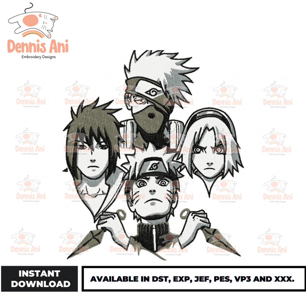 Anime Embroidery Design - Embroidery Market 1206.png