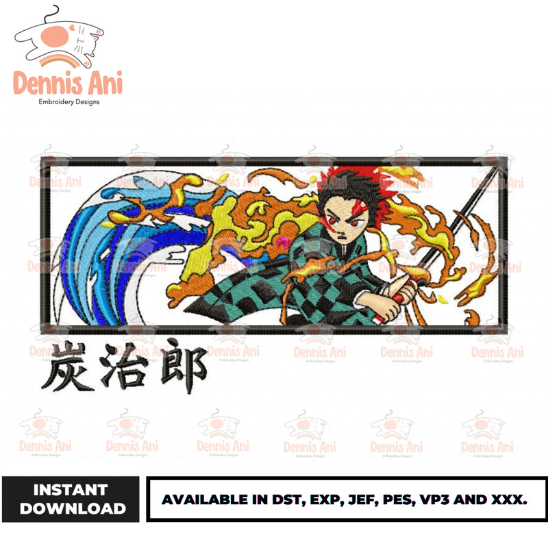 Anime Embroidery Design - Embroidery Market 1213.png