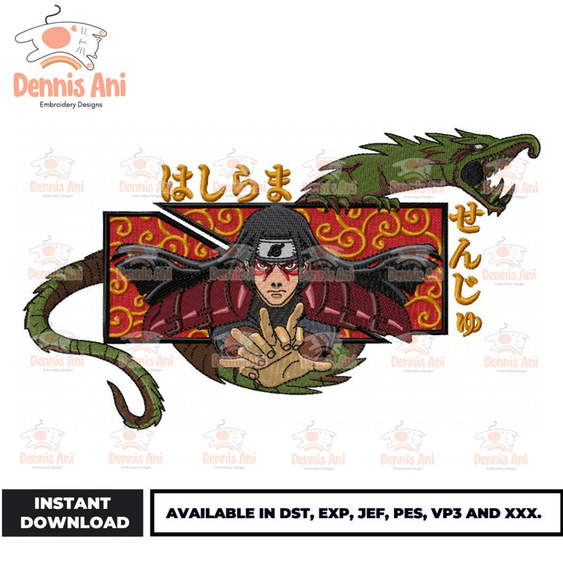 Anime Embroidery Design - Embroidery Market 1232.png