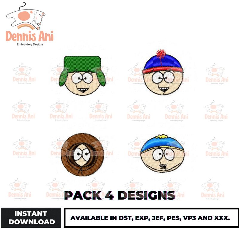 Anime Embroidery Design - Embroidery Market 1268.png