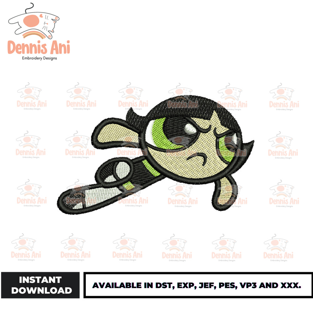 Anime Embroidery Design - Embroidery Market 1343.png