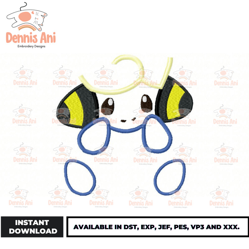 Anime Embroidery Design - Embroidery Market 1345.png