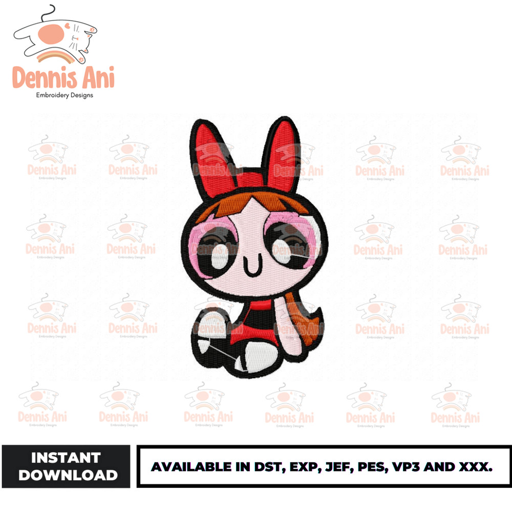 Anime Embroidery Design - Embroidery Market 1409.png