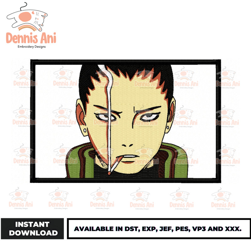 Anime Embroidery Design - Embroidery Market 1469.png