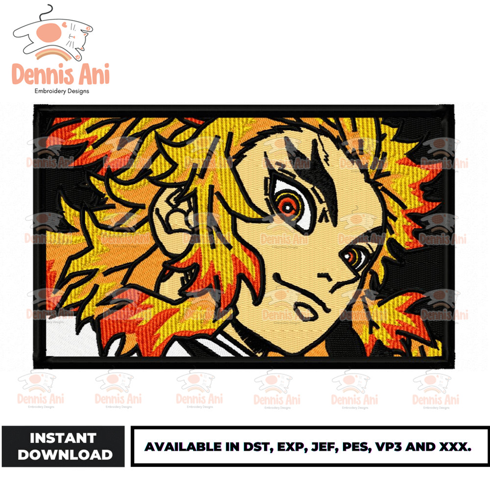 Anime Embroidery Design - Embroidery Market 1479.png