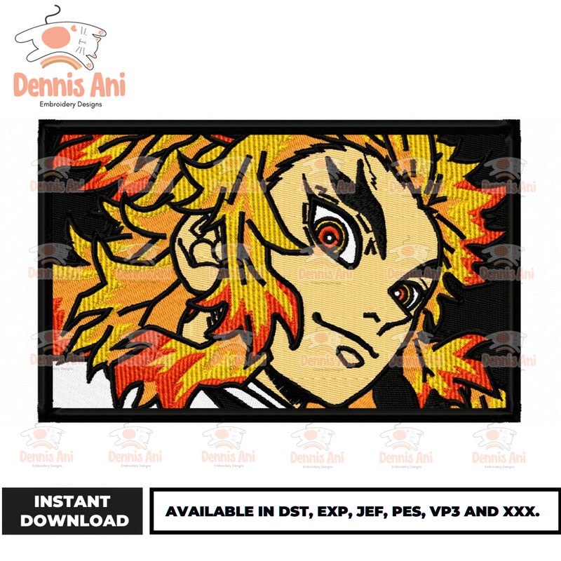 Anime Embroidery Design - Embroidery Market 1479.png