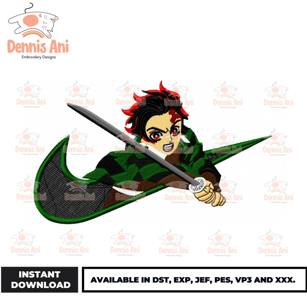 Anime Embroidery Design - Embroidery Market 1483.png