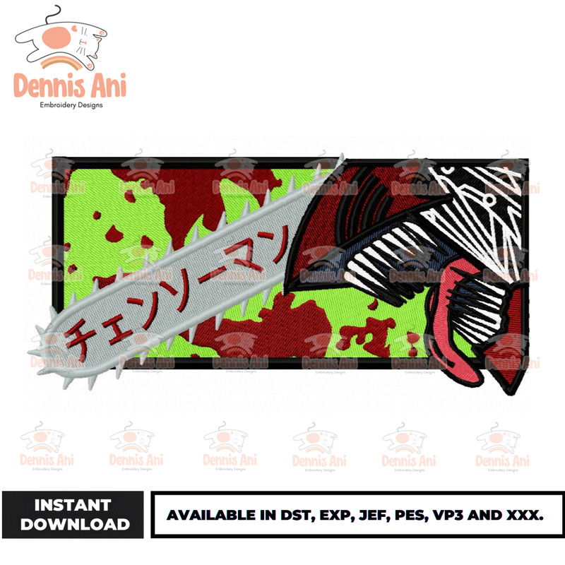 Anime Embroidery Design - Embroidery Market 1546.png