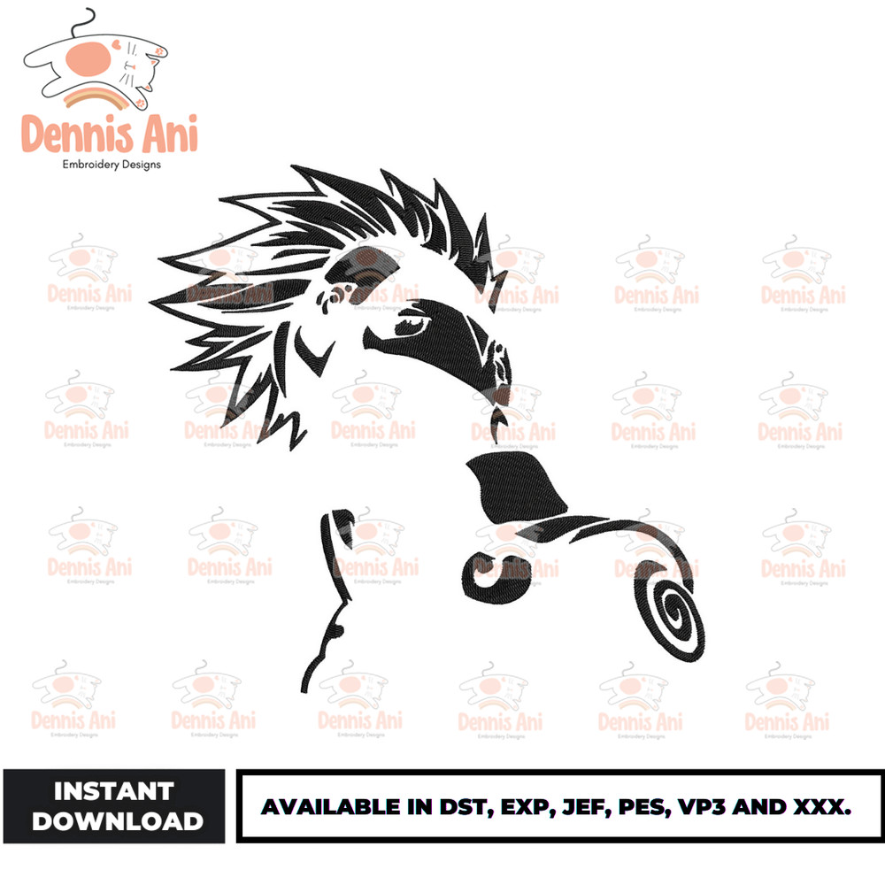 Anime Embroidery Design - Embroidery Market 1559.png