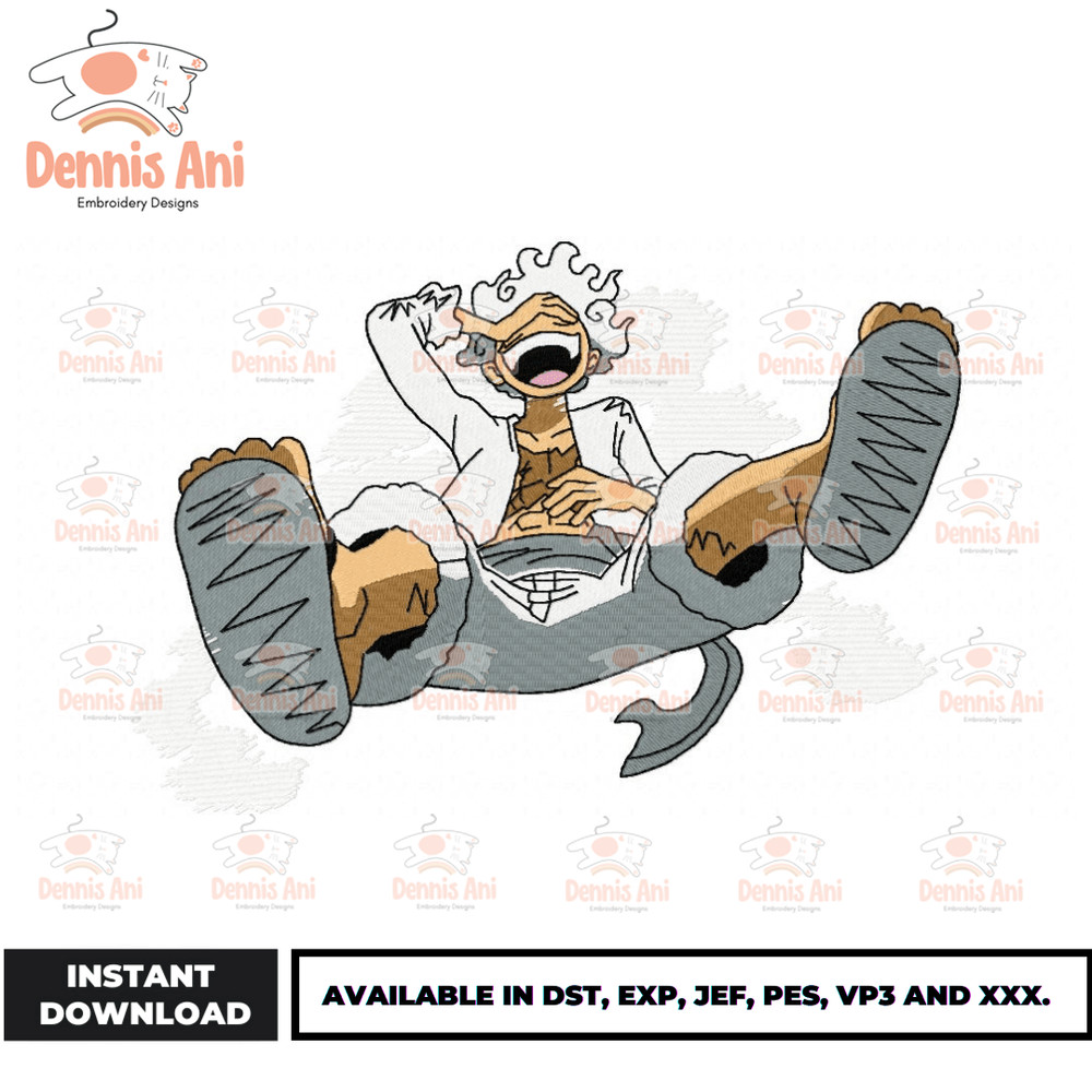 Anime Embroidery Design - Embroidery Market 1561.png