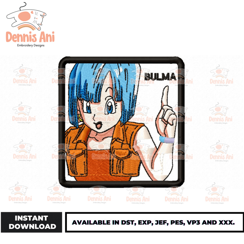 Anime Embroidery Design - Embroidery Market 1613.png