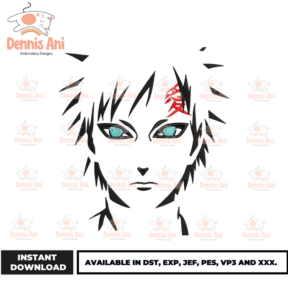 Anime Embroidery Design - Embroidery Market 1623.png