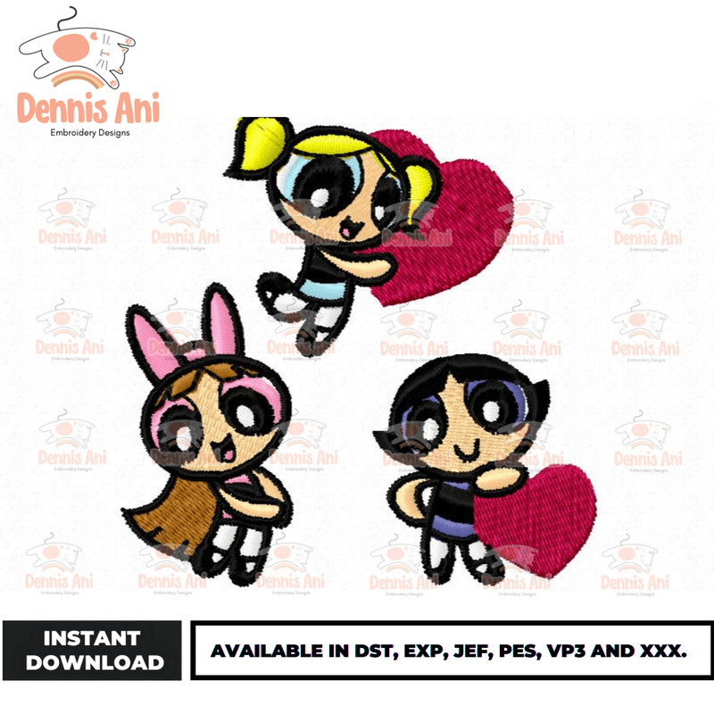 Anime Embroidery Design - Embroidery Market 1638.png