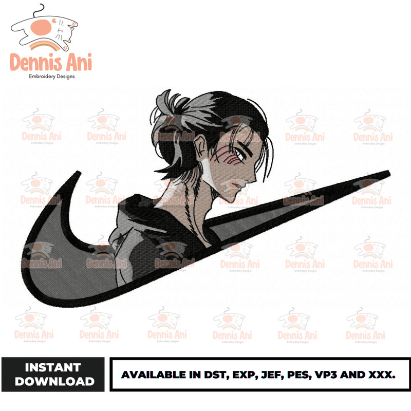 Anime Embroidery Design - Embroidery Market 1737.png