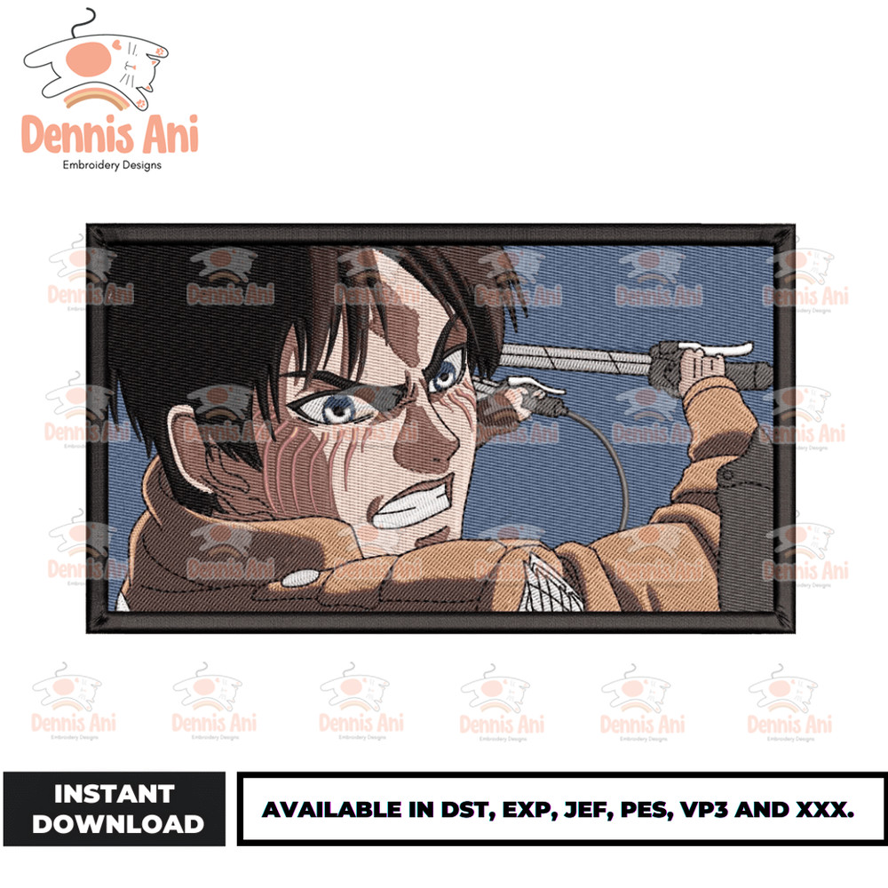 Anime Embroidery Design - Embroidery Market 660.png