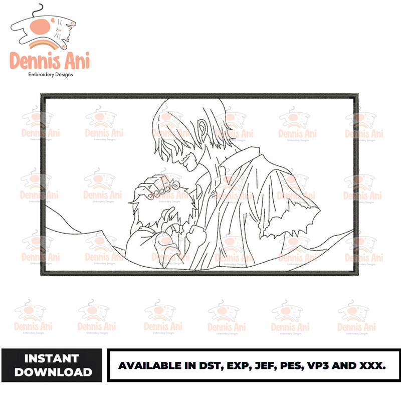 Anime Embroidery Design - Embroidery Market 763.png