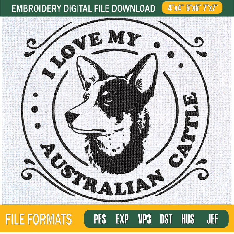 Australian Cattle Dog Embroidery Designs, Dog Machine Embroidery Design, Machine Embroidery Designs - Premium & Original SVG Cut Files.jpg