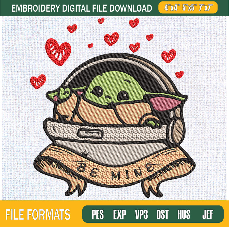 Baby Yoda Love Be Mine Embroidery Designs, Baby Yoda Machine Embroidery Design, Machine Embroidery Designs - Premium & Original SVG Cut Files.jpg