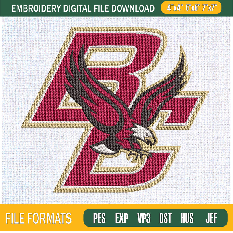 Boston College Eagles Embroidery Designs, NCAA Machine Embroidery Design, Machine Embroidery Designs - Premium & Original SVG Cut Files.jpg