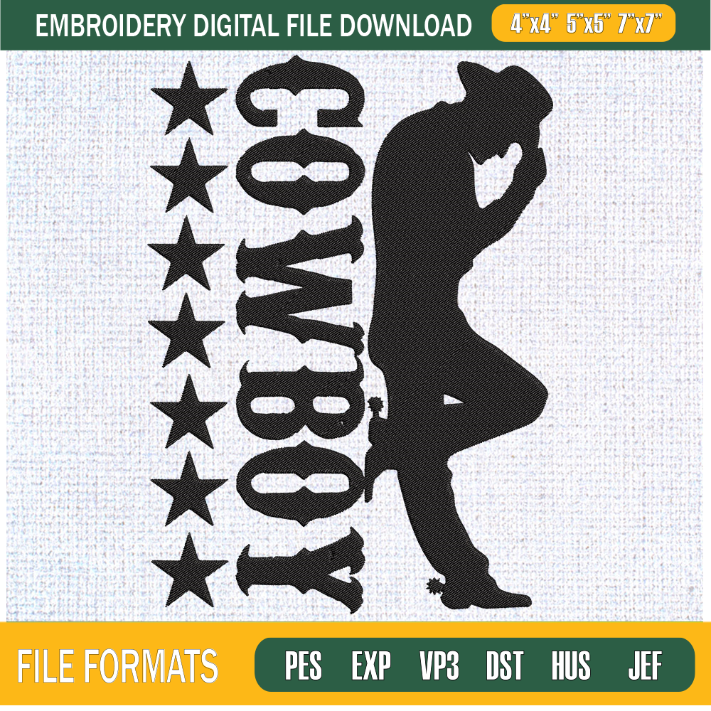 Cowboy Five Star Embroidery Designs, Yellowstone Machine Embroidery Design, Machine Embroidery Designs - Premium & Original SVG Cut Files.jpg