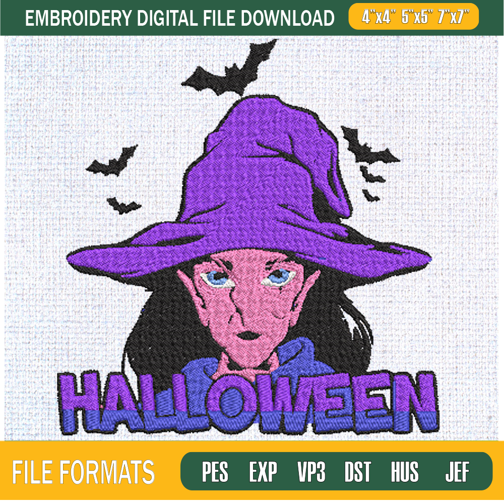 Halloween Witch Embroidery Designs, Halloween Machine Embroidery Design, Machine Embroidery Designs - Premium & Original SVG Cut Files.jpg