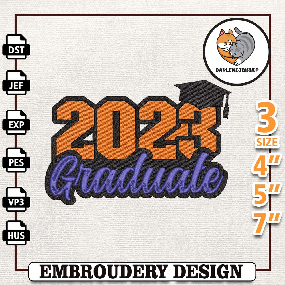 2023 Graduate Embroidery Designs, Back To School Embroidery Designs, School Life Embroidery, Teacher Day Designs,School.jpg