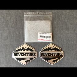 Toyota Genuine Adventure Rear Fender Emblems Badges for RAV4