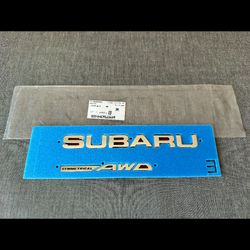 Subaru Genuine Subaru Symmetrical AWD Rear Emblem Badge for Forester