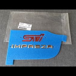 Subaru Genuine STI Impreza Rear Emblem Badge for Impreza WRX STI