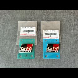 Toyota Genuine GR Sport Front Fender Emblems Badges for Prius PHV GR Sport