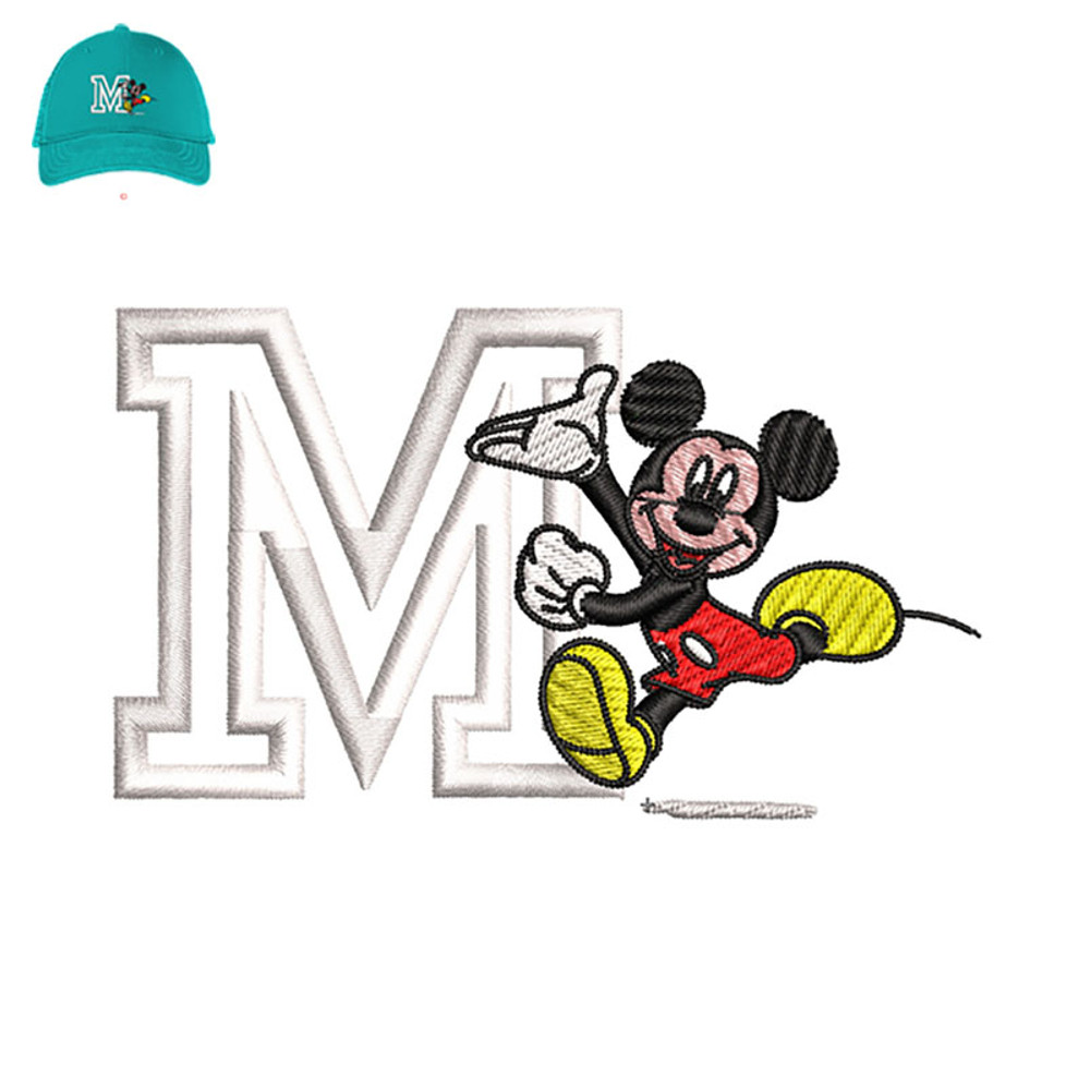 Alfabeto Mickey Embroidery logo for Cap..jpg