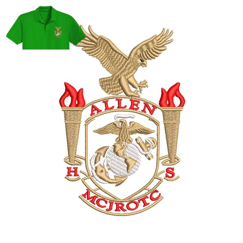 Allen Mcjrotc Embroidery logo for polo Shirt..jpg